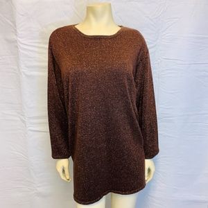 ‼️SOLD‼️LANE BRYANT Pullover Sweater Brown/Copper